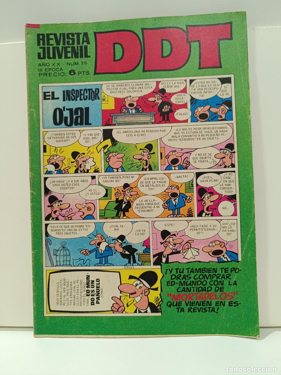 Tebeos: REVISTA JUVENIL DDT - NUMERO 215 - III EPOCA EDITORIAL BUIGAS VER FOTOS
