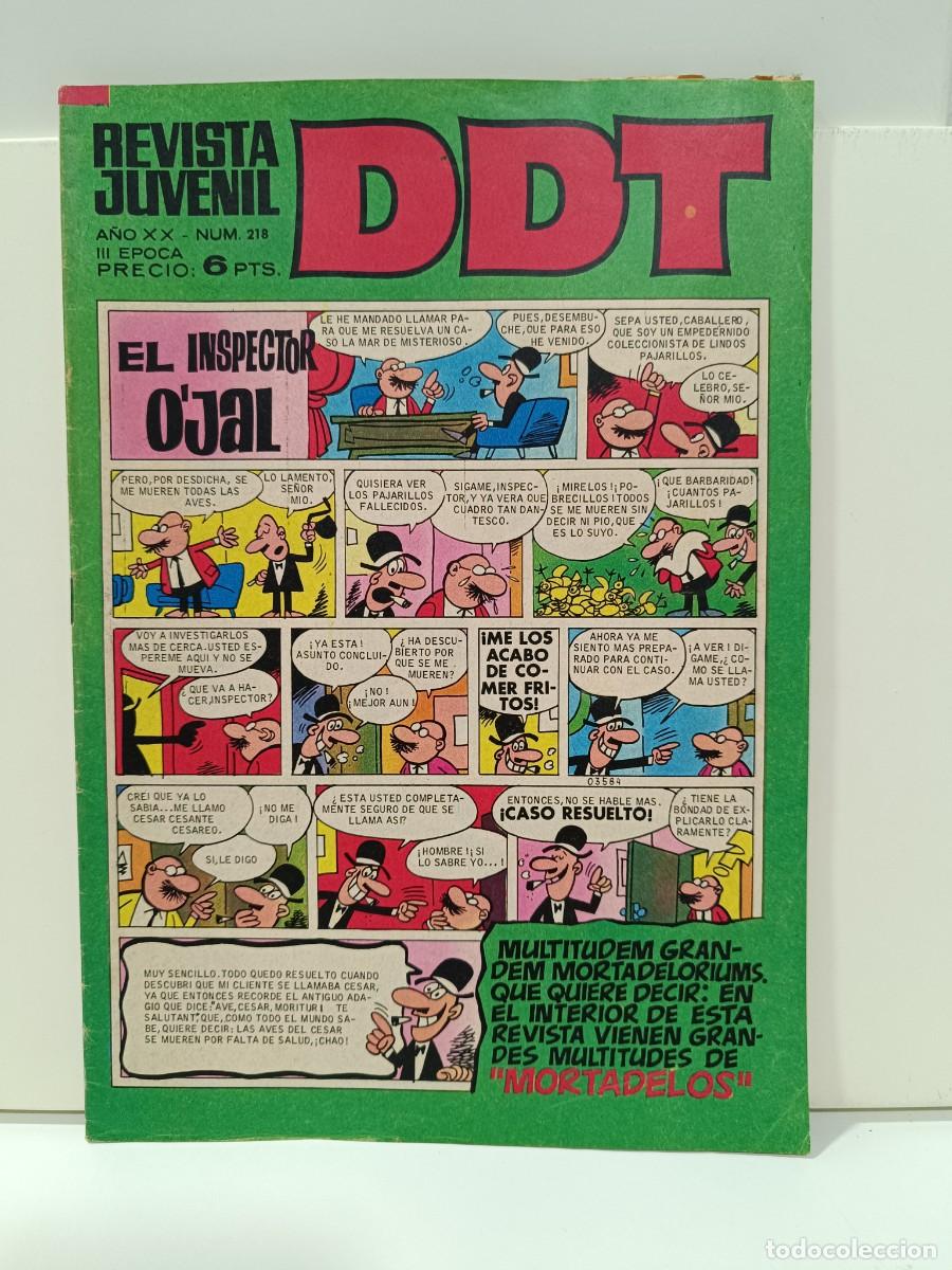 Tebeos: REVISTA JUVENIL DDT - NUMERO 218 - III EPOCA EDITORIAL BUIGAS VER FOTOS