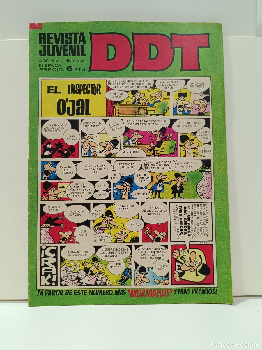 Tebeos: REVISTA JUVENIL DDT - NUMERO 220 - III EPOCA EDITORIAL BUIGAS VER FOTOS
