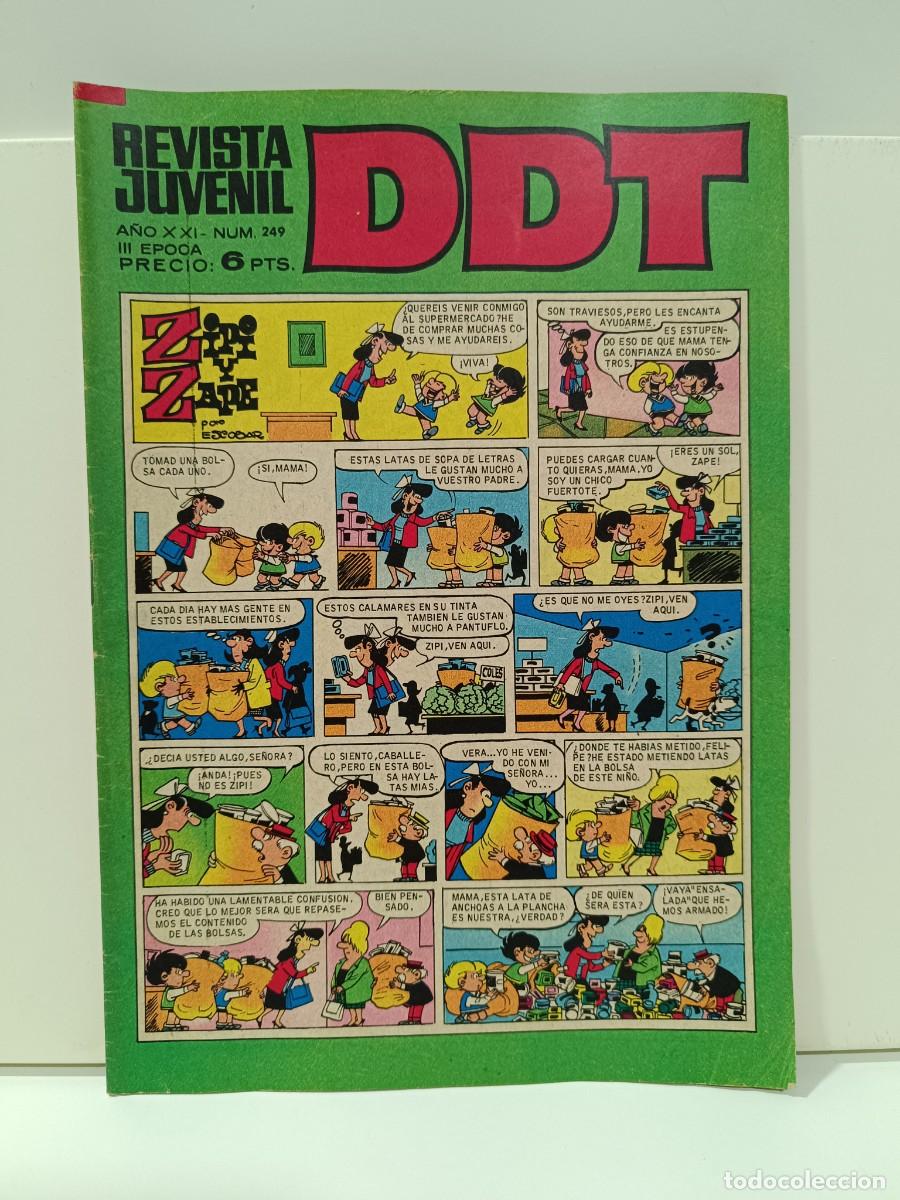 Tebeos: REVISTA JUVENIL DDT - NUMERO 249 - III EPOCA EDITORIAL BUIGAS VER FOTOS