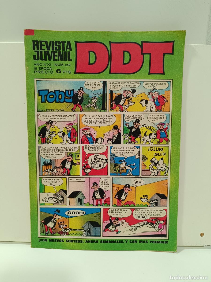 Tebeos: REVISTA JUVENIL DDT - NUMERO 250 - III EPOCA EDITORIAL BUIGAS VER FOTOS