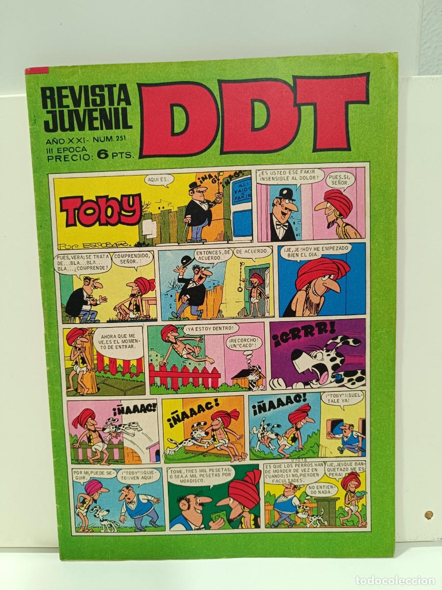 Tebeos: REVISTA JUVENIL DDT - NUMERO 251 - III EPOCA EDITORIAL BUIGAS VER FOTOS