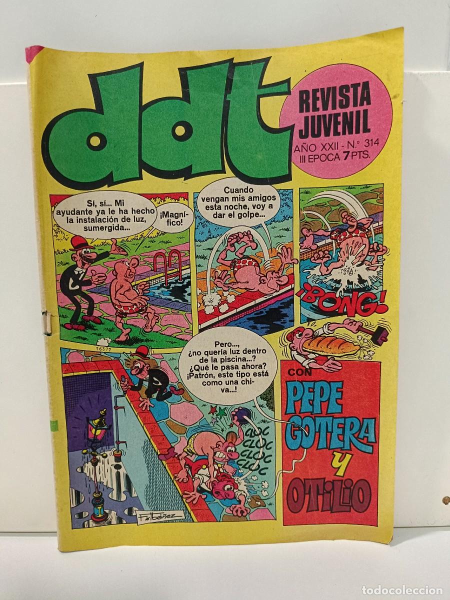 Tebeos: REVISTA JUVENIL DDT - NUMERO 314 - III EPOCA EDITORIAL BUIGAS VER FOTOS