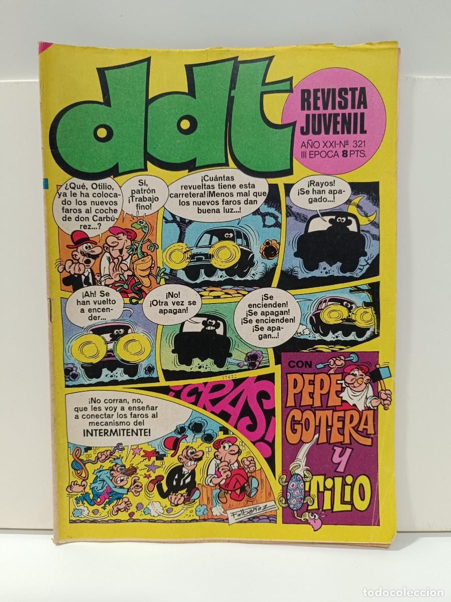 Tebeos: REVISTA JUVENIL DDT - NUMERO 321 - III EPOCA EDITORIAL BUIGAS VER FOTOS