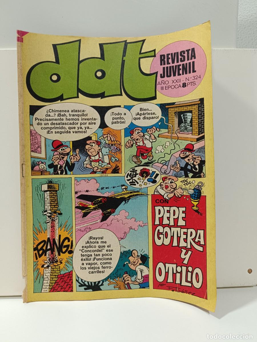 Tebeos: REVISTA JUVENIL DDT - NUMERO 324 - III EPOCA EDITORIAL BUIGAS VER FOTOS