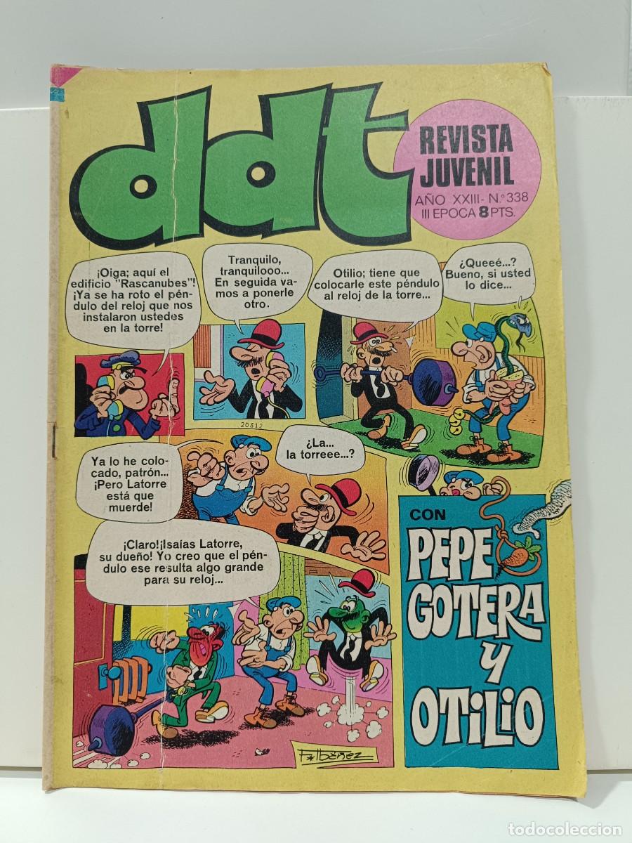 Tebeos: REVISTA JUVENIL DDT - NUMERO 338 - III EPOCA EDITORIAL BUIGAS VER FOTOS