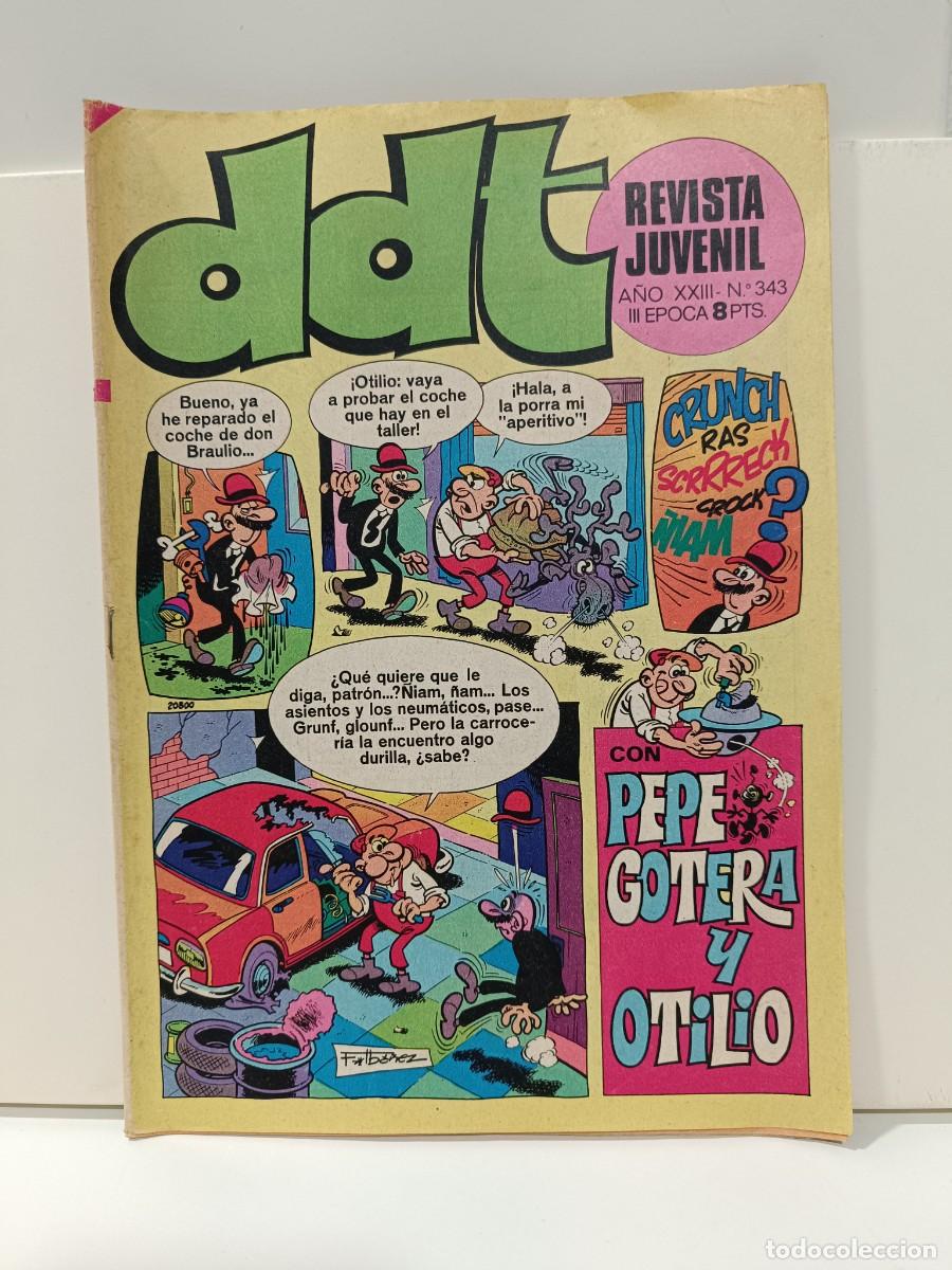 Tebeos: REVISTA JUVENIL DDT - NUMERO 343 - III EPOCA EDITORIAL BUIGAS VER FOTOS
