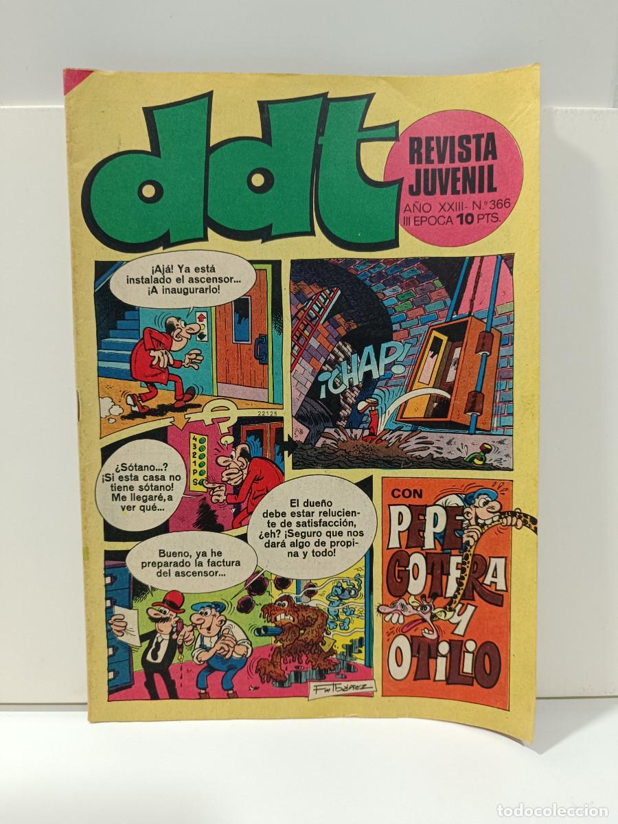Tebeos: REVISTA JUVENIL DDT - NUMERO 366 - III EPOCA EDITORIAL BUIGAS VER FOTOS