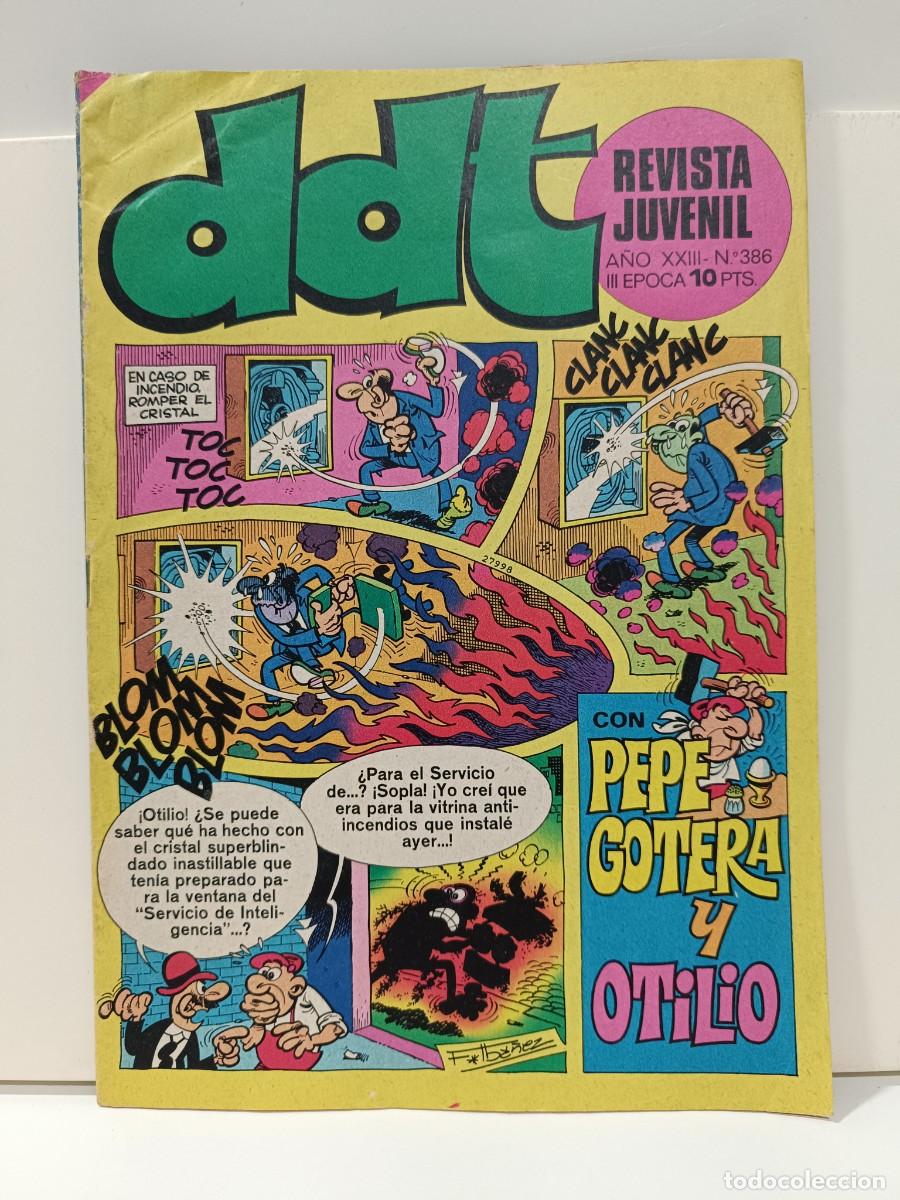 Tebeos: REVISTA JUVENIL DDT - NUMERO 386 - III EPOCA EDITORIAL BUIGAS VER FOTOS