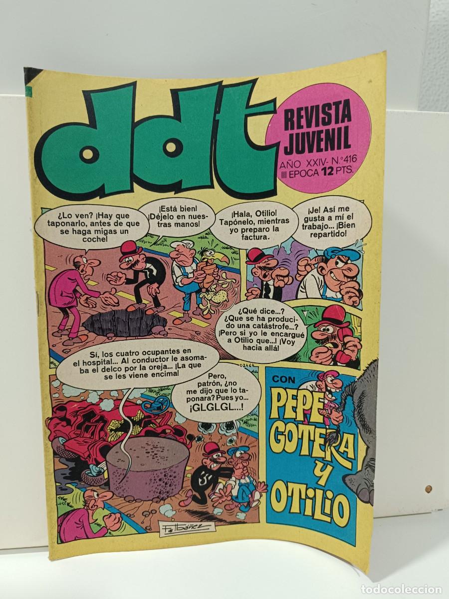 Tebeos: REVISTA JUVENIL DDT - NUMERO 416 - III EPOCA EDITORIAL BUIGAS VER FOTOS