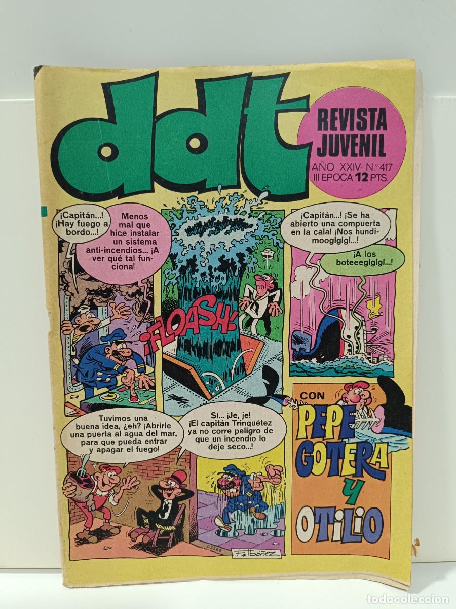 Tebeos: REVISTA JUVENIL DDT - NUMERO 417 - III EPOCA EDITORIAL BUIGAS VER FOTOS