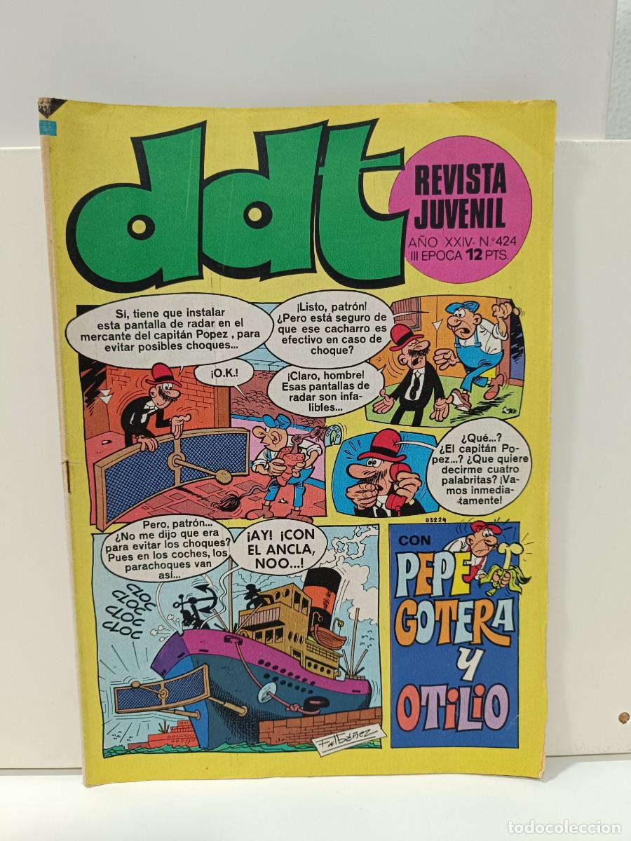 Tebeos: REVISTA JUVENIL DDT - NUMERO 424 - III EPOCA EDITORIAL BUIGAS VER FOTOS