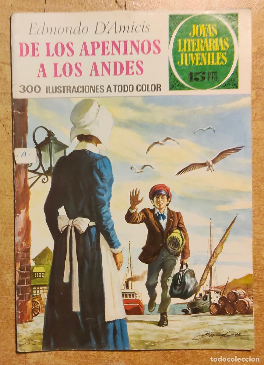 Tebeos: JOYAS LITERARIAS JUVENILES N&ordm; 75- EDMUNDO D'AMICIS - DE LOS APENINOS A LOS ANDES