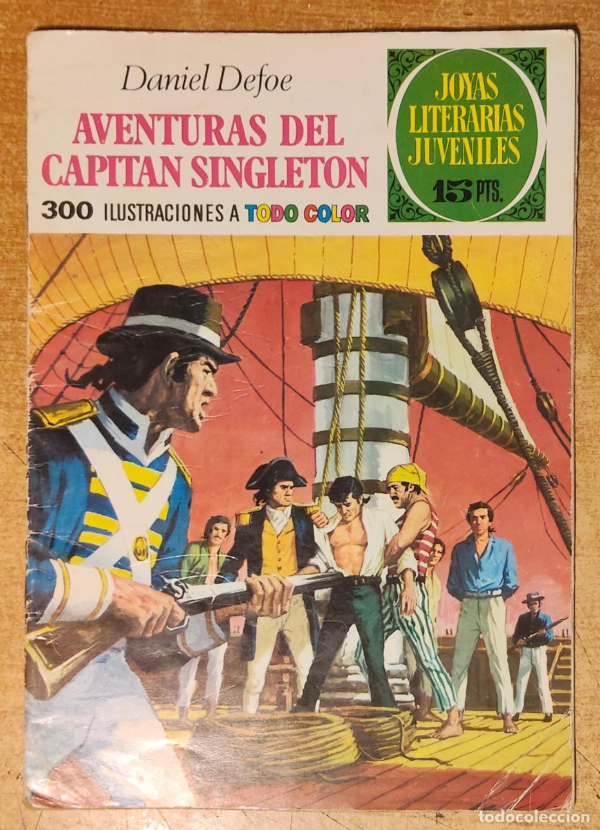 Tebeos: Joyas literarias 10, aventuras del capit&aacute;n Singleton, primera edici&oacute;n laberinto, Bruguera