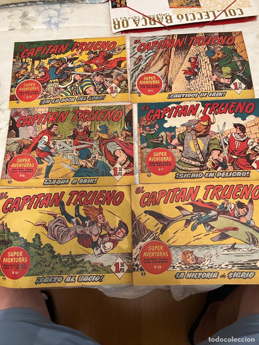 Tebeos: capitan trueno n&ordm; 58-59-60-61-62 63 posibilidad de vender sueltos