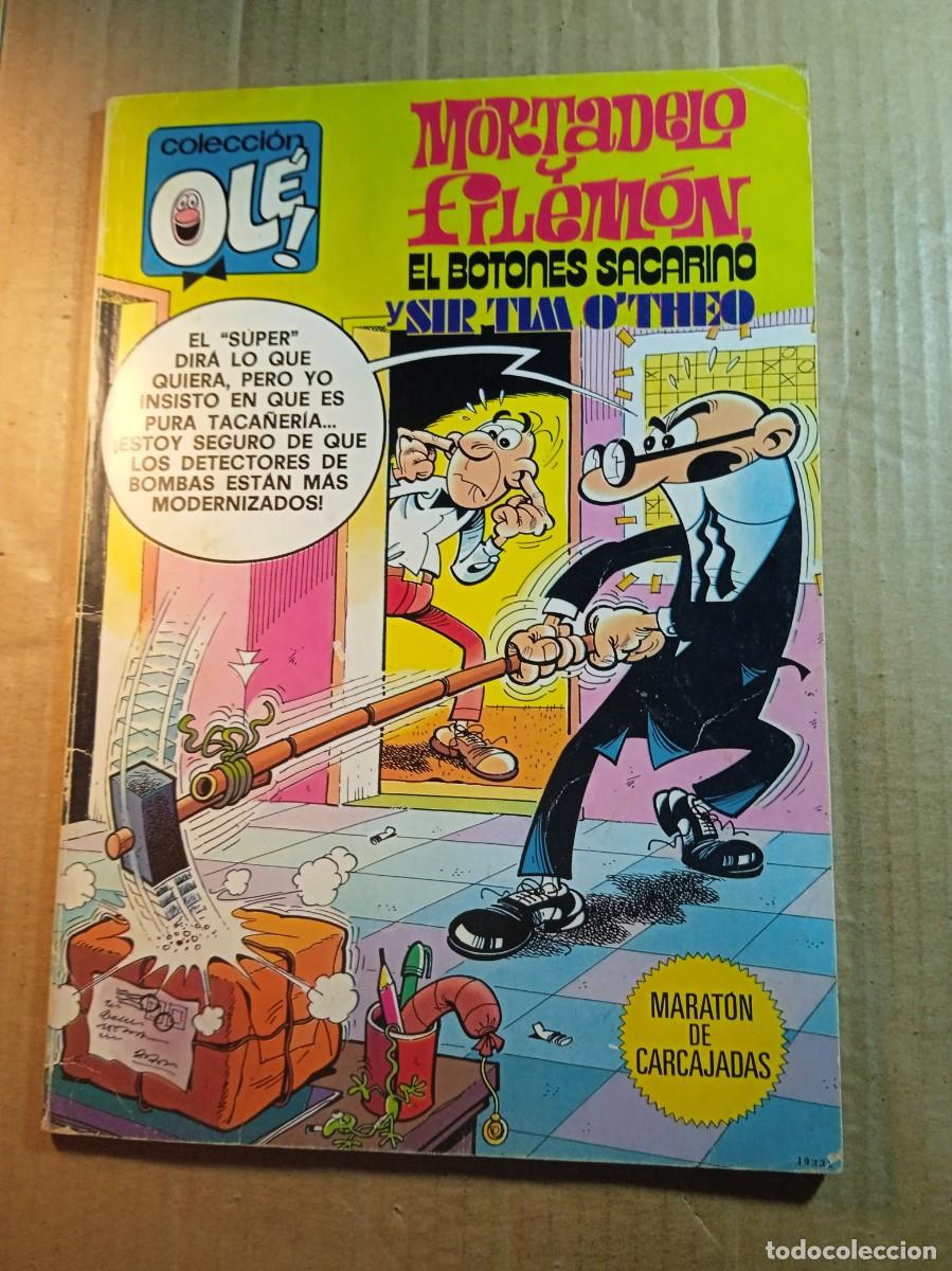 Tebeos: TEBEO DE OLE MORTADELO Y FILEMON EL BOTONES SACARINO Y SIR TIM O'THEO DEL A&Ntilde;O 1979 N&ordm; 186