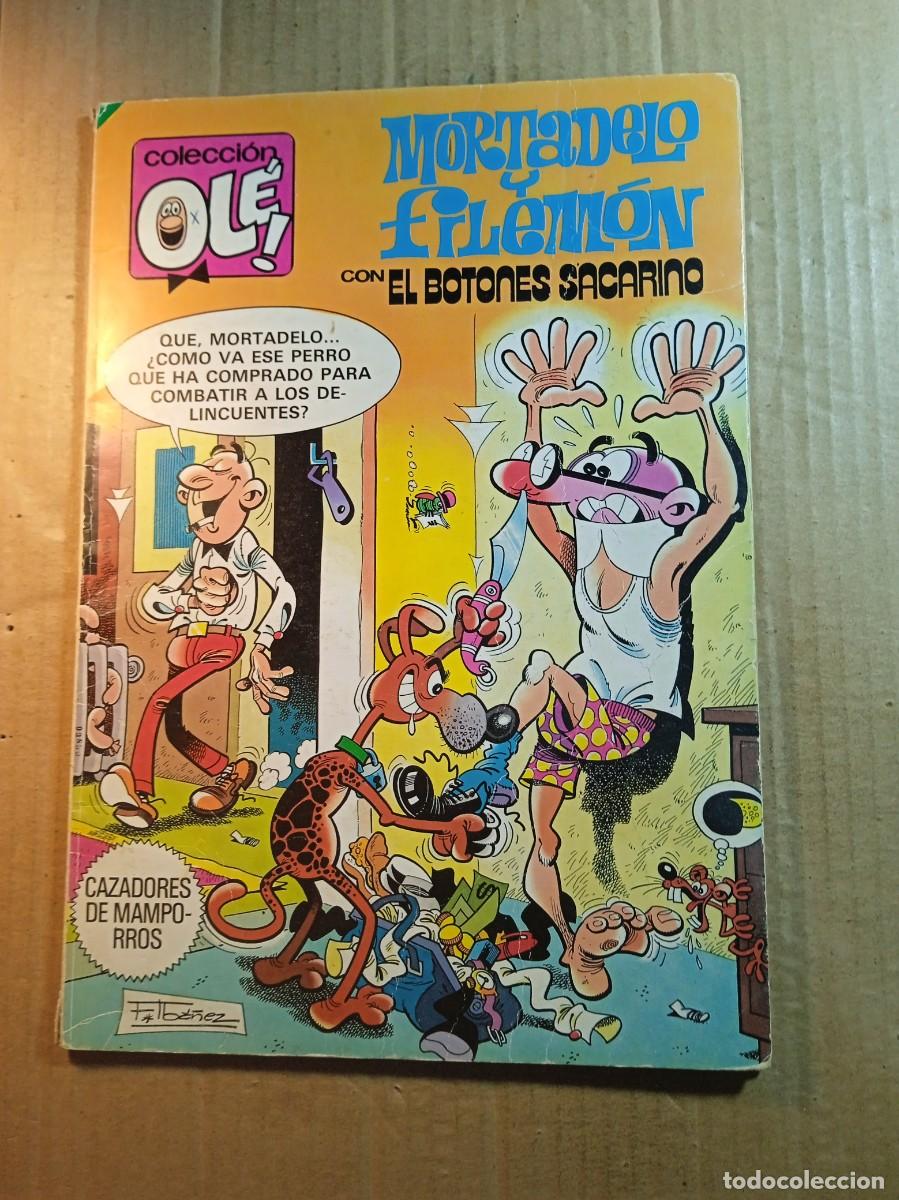 Tebeos: TEBEO DE OLE MORTADELO Y FILEMON CON EL BOTONES SACARINO EN CAZADORES DE MAMPORROS A&Ntilde;O 1983 N&ordm; 265