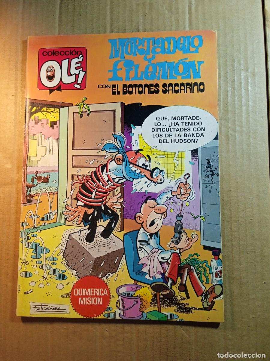 Tebeos: TEBEO DE OLE MORTADELO Y FILEMON CON EL BOTONES SACARINO EN QUIMERICA MISION DEL A&Ntilde;O 1980 N&ordm; 209