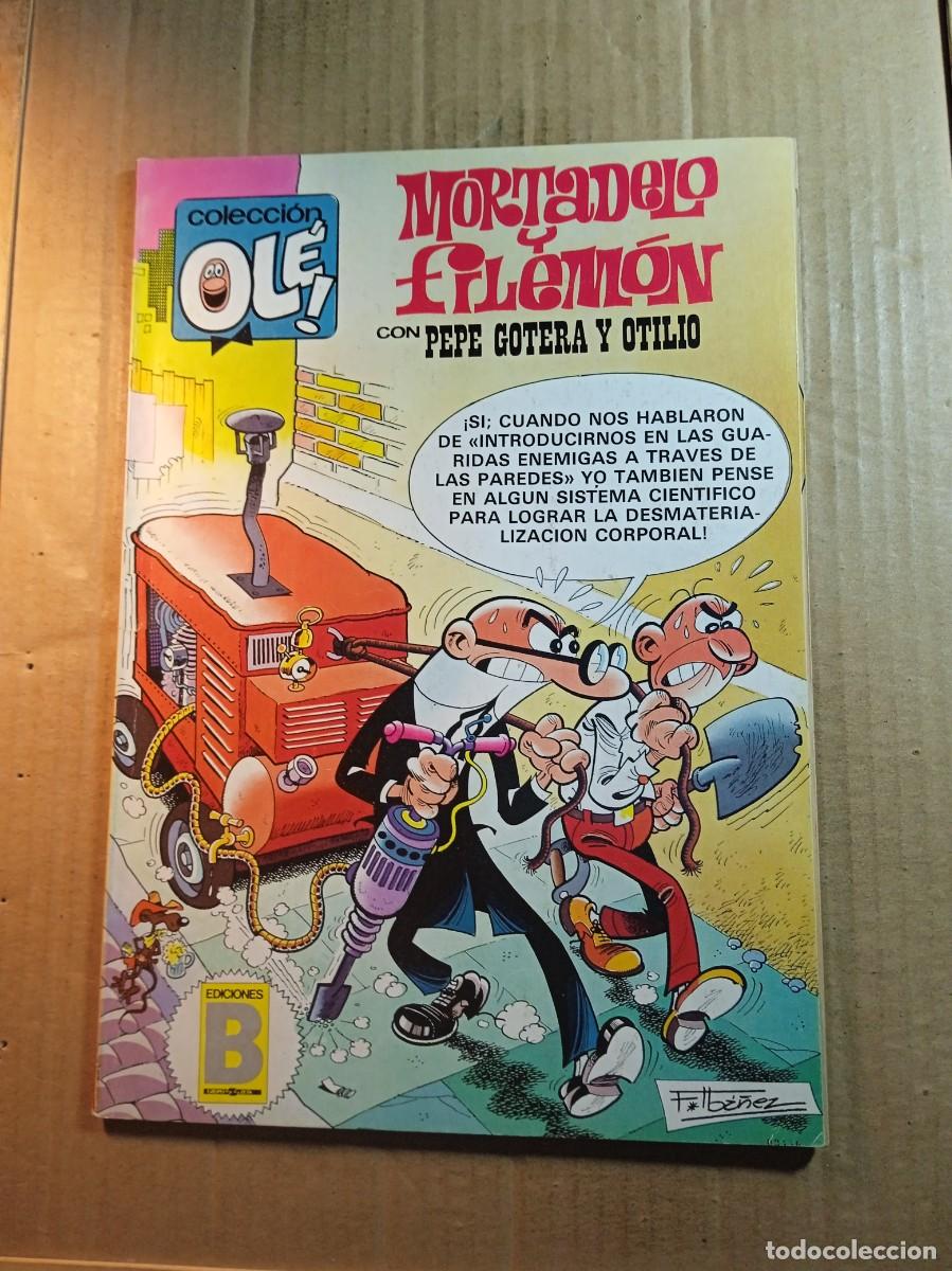 Tebeos: TEBEO DE OLE MORTADELO Y FILEMON CON PEPE GOTERA Y OTILIO DEL A&Ntilde;O 1987 N&ordm; 244 - M. 37