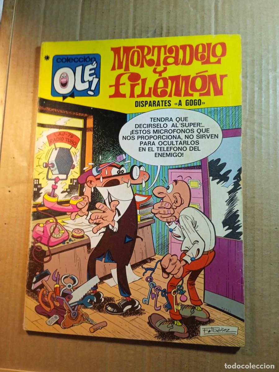 Tebeos: TEBEO DE OLE MORTADELO Y FILEMON EN DISPARATES A GOGO DEL A&Ntilde;O 1978 N&ordm; 90