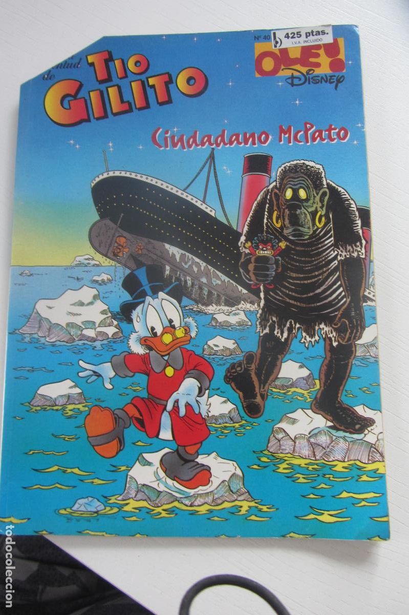 Tebeos: COLECCION OLE DISNEY 40 Juventud del Tio Gilito ciudadano MCPATO FORMATO GRANDE EDICIONES B. arx322