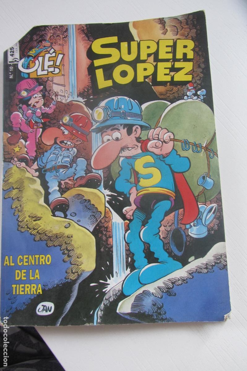 Tebeos: SUPER LOPEZ - OLE - N&ordm;. 10 AL CENTRO DE LA TIERRA FORMATO GRANDE EDICIONES B. arx322