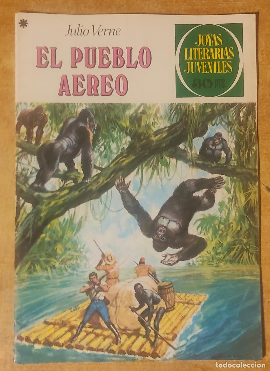 Tebeos: JOYAS LITERARIAS JUVENILES N&ordm; 192 1&ordf; EDICION 1978 EL PUEBLO AEREO JULIO VERNE 30 PTS BRUGUERA