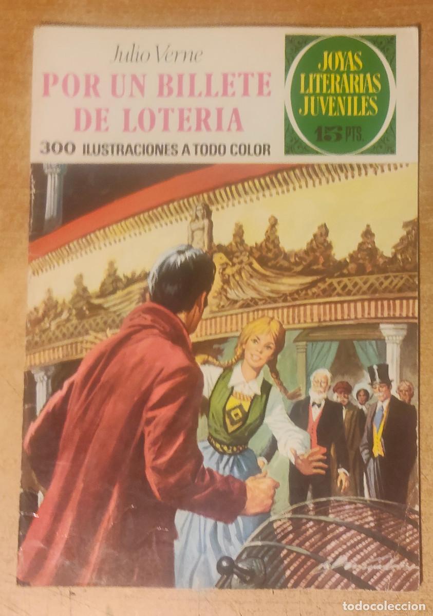 Tebeos: Joyas Literarias Juveniles Por un billete de loter&iacute;a 78 Julio Verne 15 pts Bruguera 1&ordf; edici&oacute;n 1973