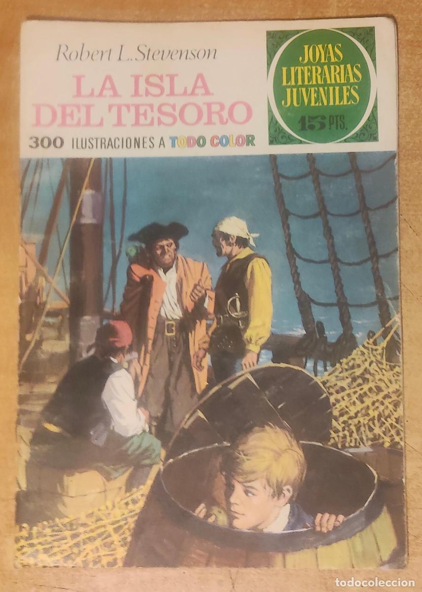 Tebeos: JOYAS LITERARIAS JUVENILES N&ordm; 2 LA ISLA DEL TESORO - CONTRAPORTADA BLANCA. 1&ordf; ED BRUGUERA.