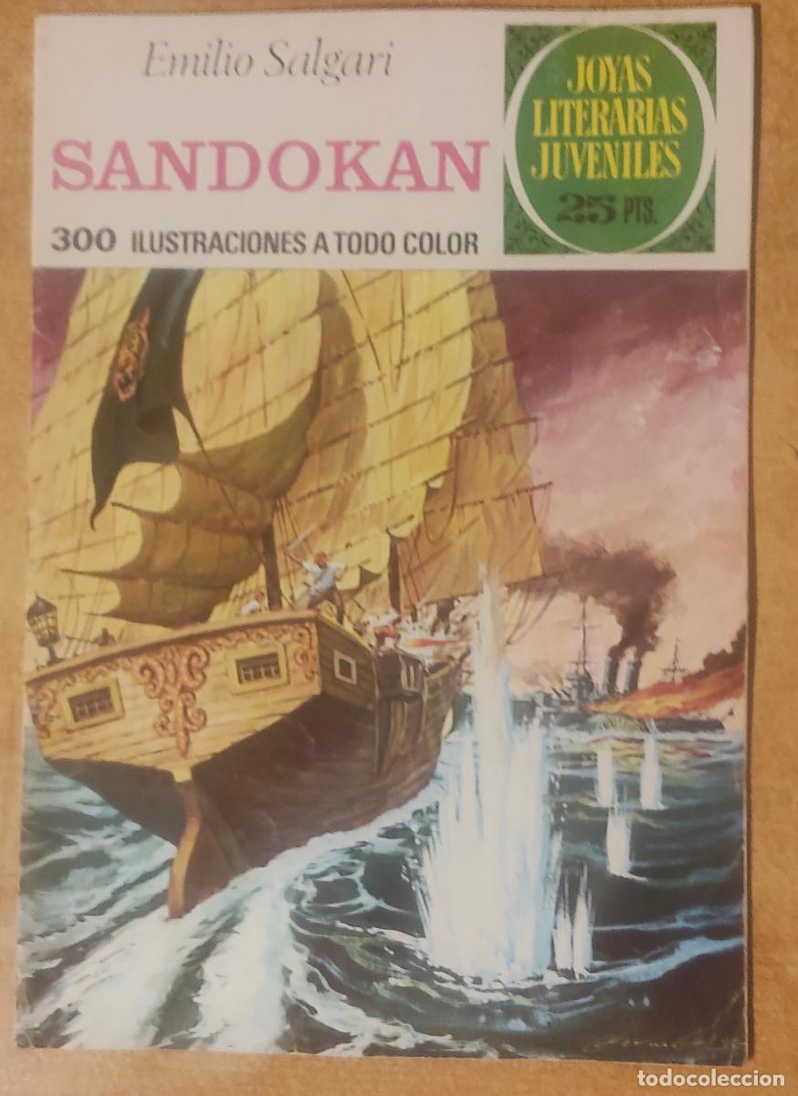Tebeos: JOYAS LITERARIAS JUVENILES-BRUGUERA- N&ordm; 52 -SANDOKAN-1&ordf; ED.-1972