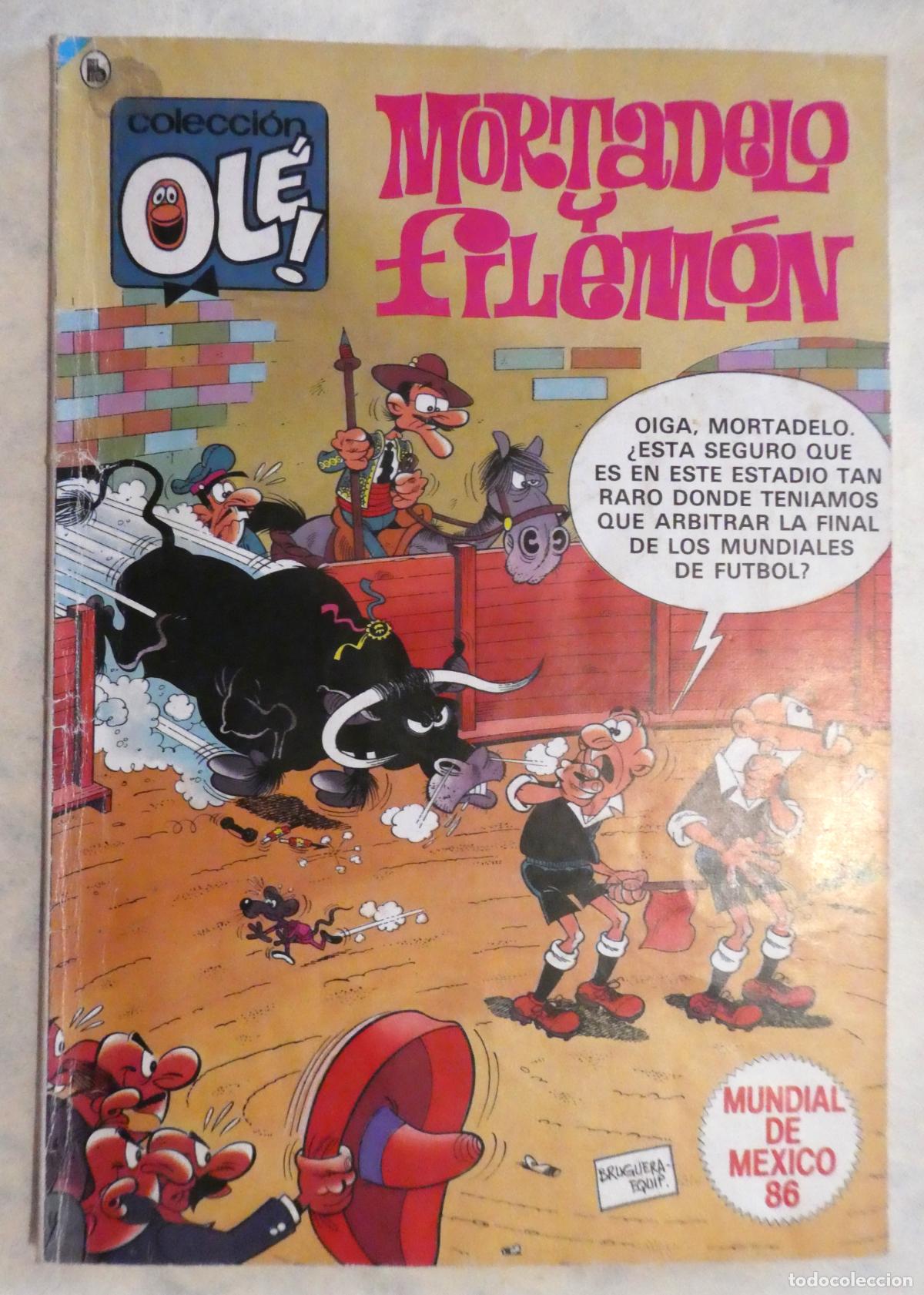 Tebeos: Mortadelo y Filem&oacute;n El mundial de M&eacute;jico 86 , 1&ordf; edicion 1986