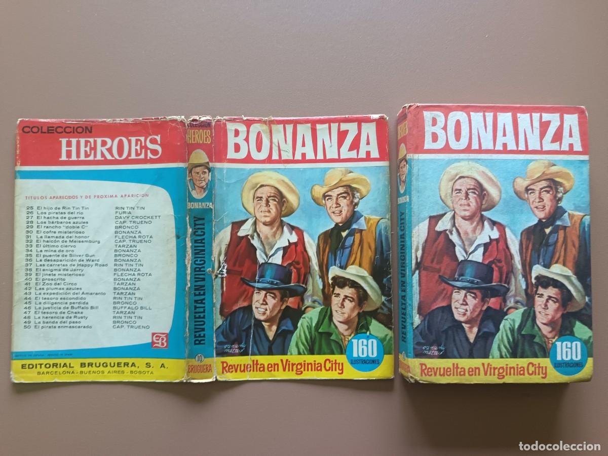 Tebeos: COLECCI&Oacute;N HEROES- BONANZA- REVUELTA EN VIRGINIA CITY-10