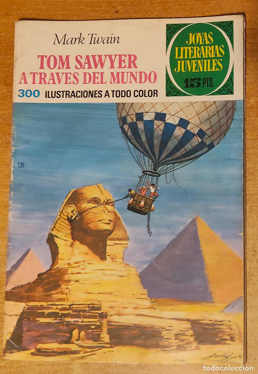 Tebeos: Joyas Literarias n&ordm; 24. Tom Sawyer a trav&eacute;s del Mundo. 2&ordf; Edici&oacute;n Bruguera 1972