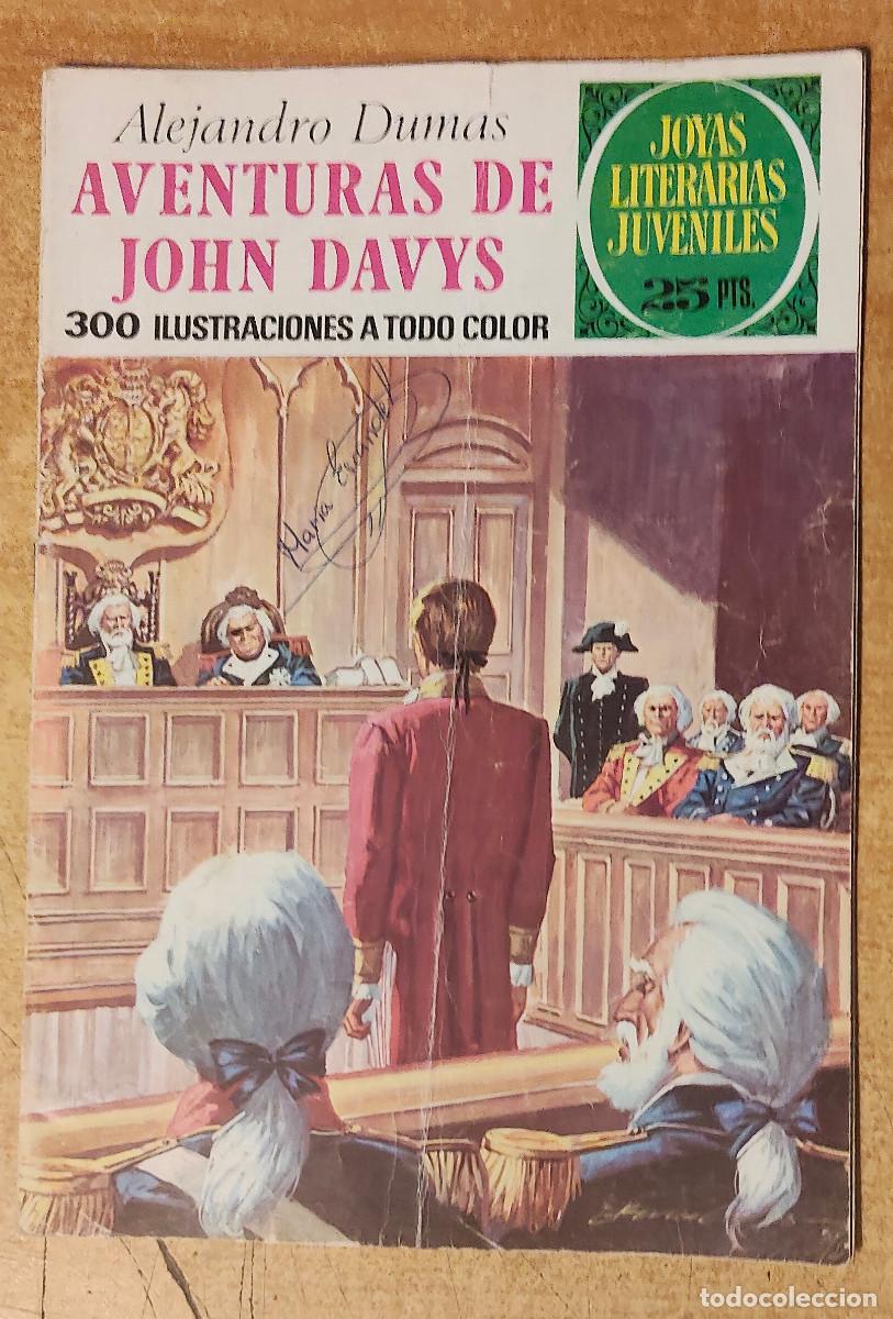 Tebeos: Joyas Literarias Juveniles - Aventuras de John Davys (Alejandro Dumas), n&ordm; 77 - Bruguera 1981
