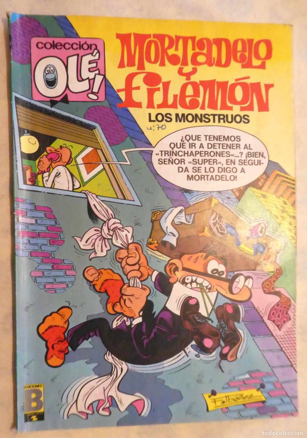 Tebeos: Mortadelo y Filem&oacute;n Los Monstruos, 1&ordf; edicion 1988