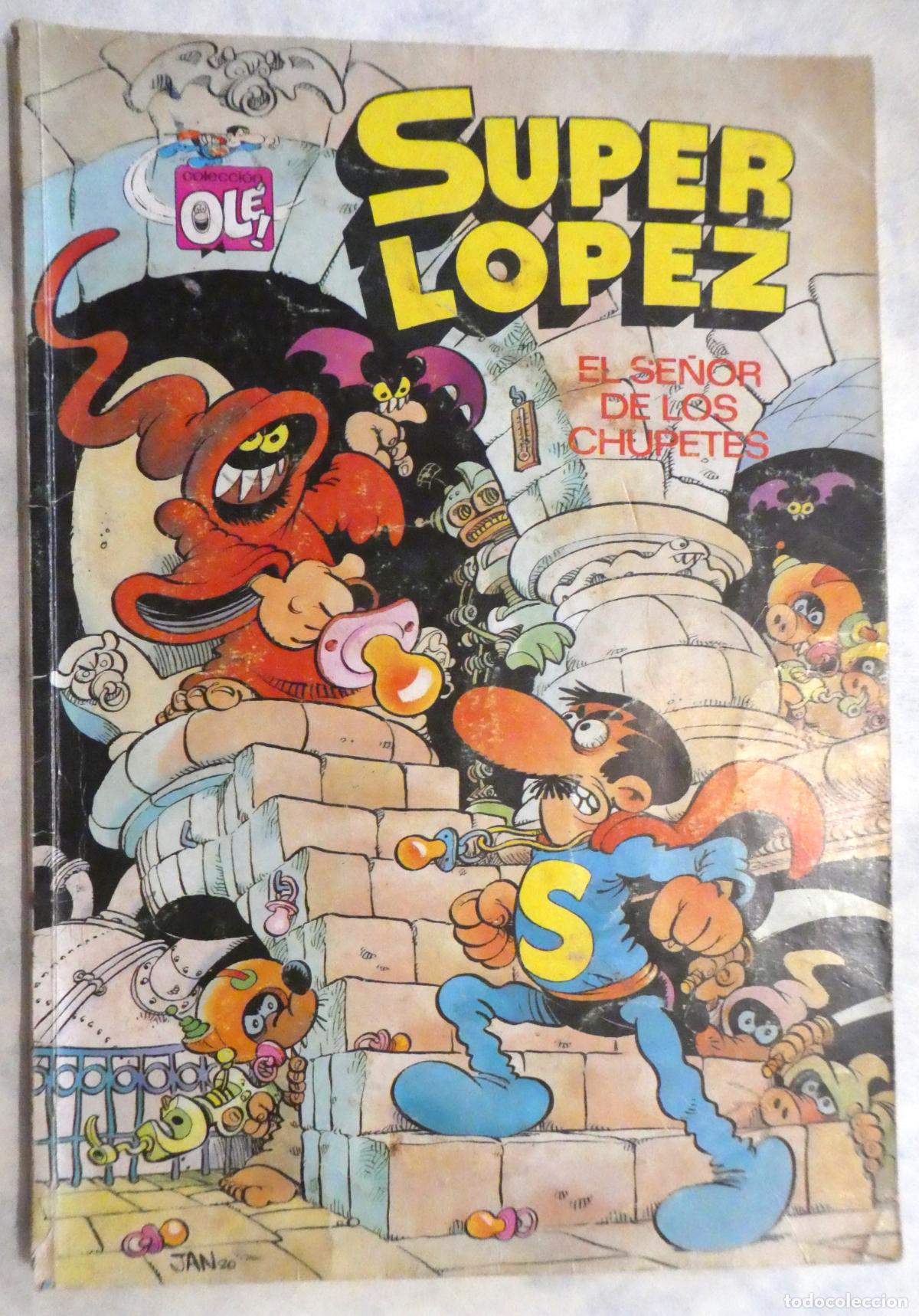 Tebeos: SUPERLOPEZ EL SE&Ntilde;OR DE LOS CHUPETES , 2&ordf; edicion 1982 - Foto 1