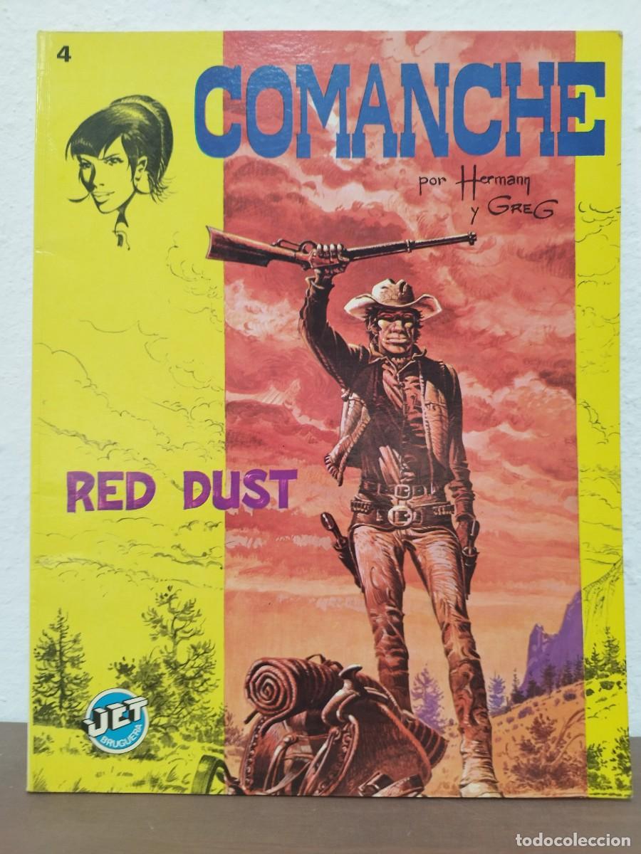 Tebeos: C&Oacute;MIC COMANCHE: RED DUST N&ordm; 4 - HERMANN Y GREG - EDITORIAL BRUGUERA (COLECCI&Oacute;N JET)
