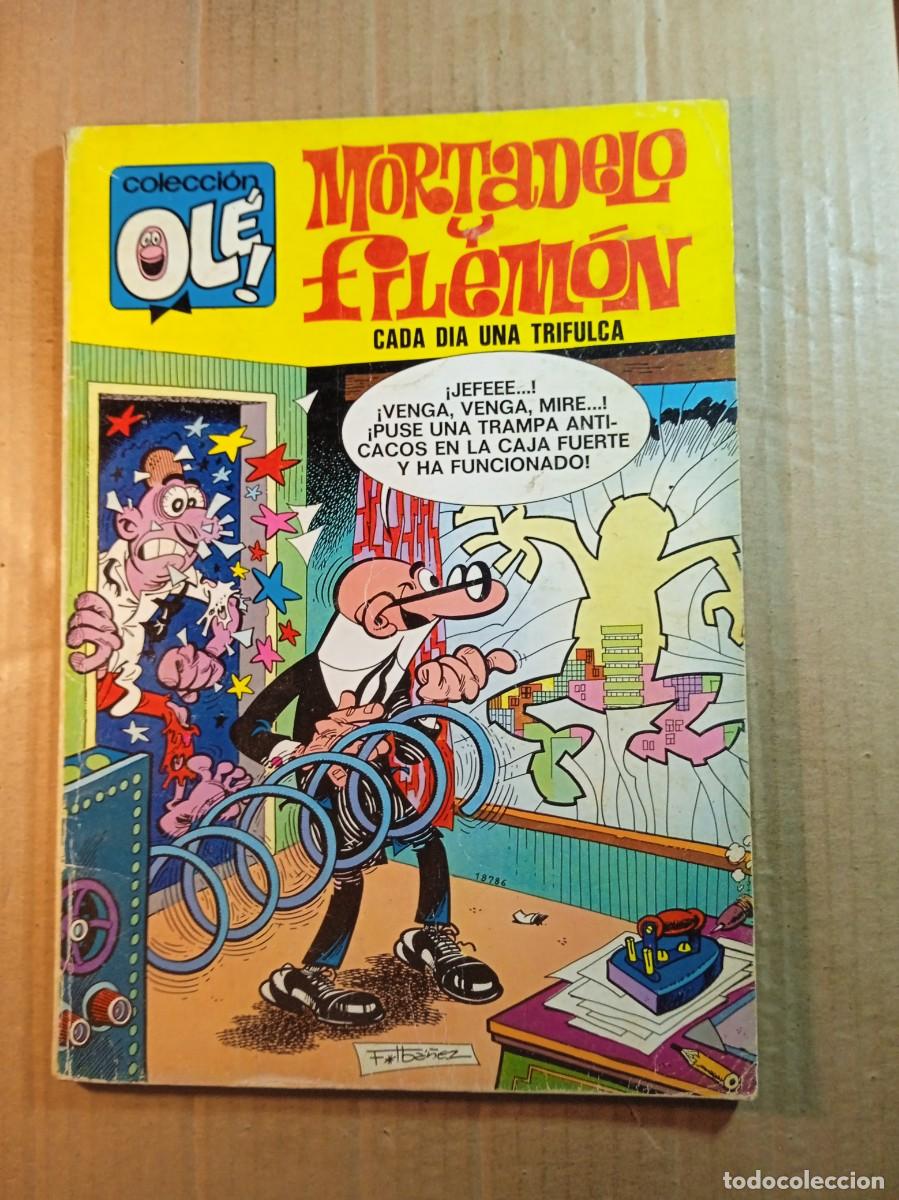 Tebeos: TEBEO DE OLE MORTADELO Y FILEMON EN CADA DIA UNA TRIFULCA DEL A&Ntilde;O 1975 N&ordm; 87 NUMERO EN EL LOMO