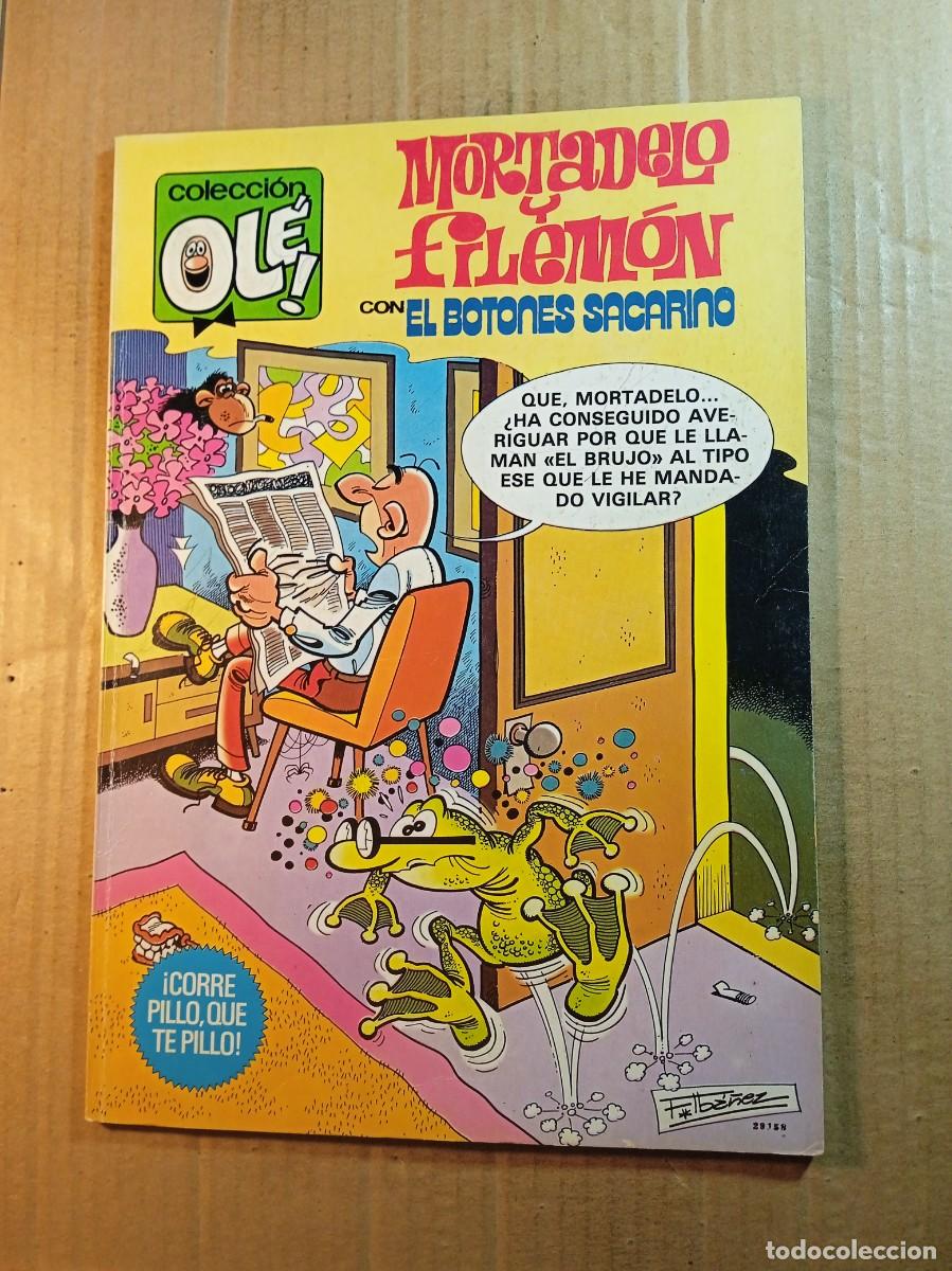 Tebeos: TEBEO DE OLE MORTADELO Y FILEMON CON EL BOTONES SACARINO EN CORRE PILLO QUE TE PILLO A&Ntilde;O 1981 N&ordm; 227