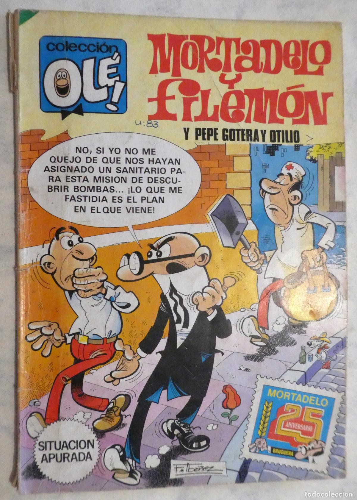 Tebeos: Mortadelo y Filem&oacute;n con Pepe gotera y Otilio, 1&ordf; edicion 1983