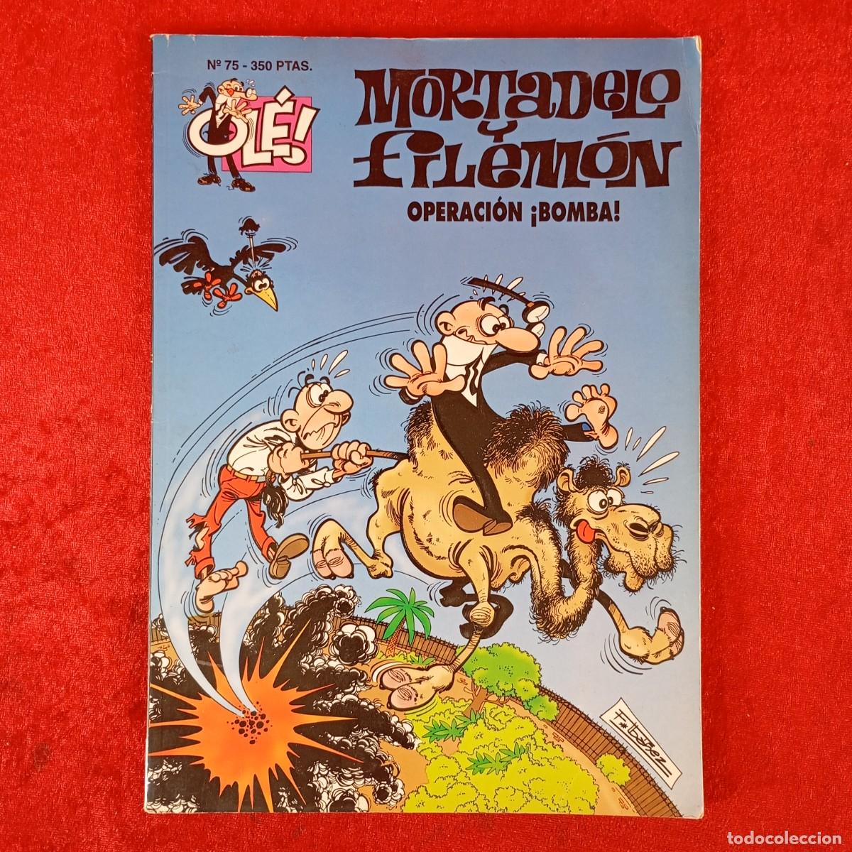 Tebeos: MORTADELO Y FILEM&Oacute;N - OPERACI&Oacute;N &iexcl;BOMBA! - N&ordm; 75 - F. IB&Aacute;&Ntilde;EZ / 48