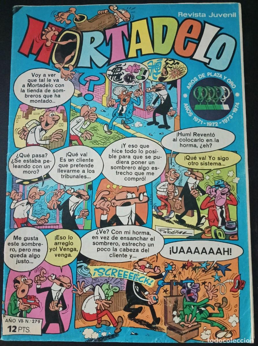 Tebeos: MORTADELO SEMANAL-BRUGUERA-N&ordm; 279 -29-MARZO-1976-ASTROM&Aacute;N-CUY&Aacute;S-CORSARIO DE H.-BUENO-ESCASO-VEA-1794