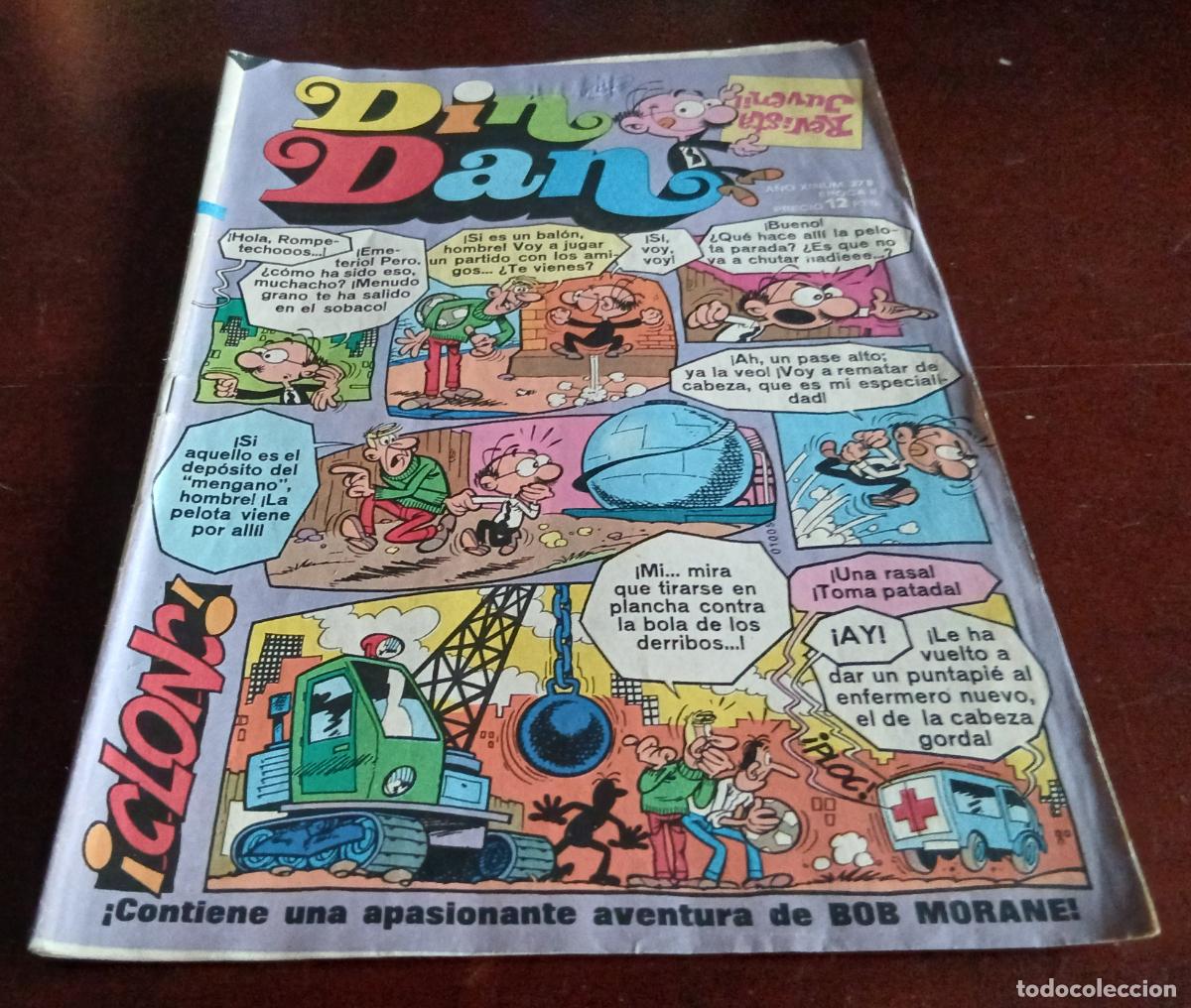 Tebeos: DIN DAN N&ordm; 378 - REVISTA JUVENIL - BRUGUERA