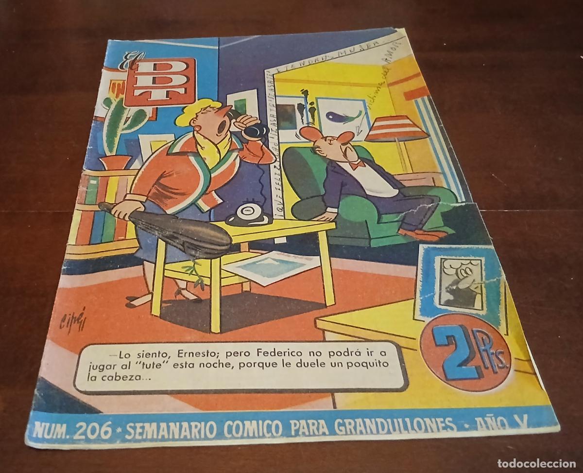 Tebeos: EL DDT N&ordm; 206 - REVISTA HUMORISTICA PARA MAYORES - BRUGUERA