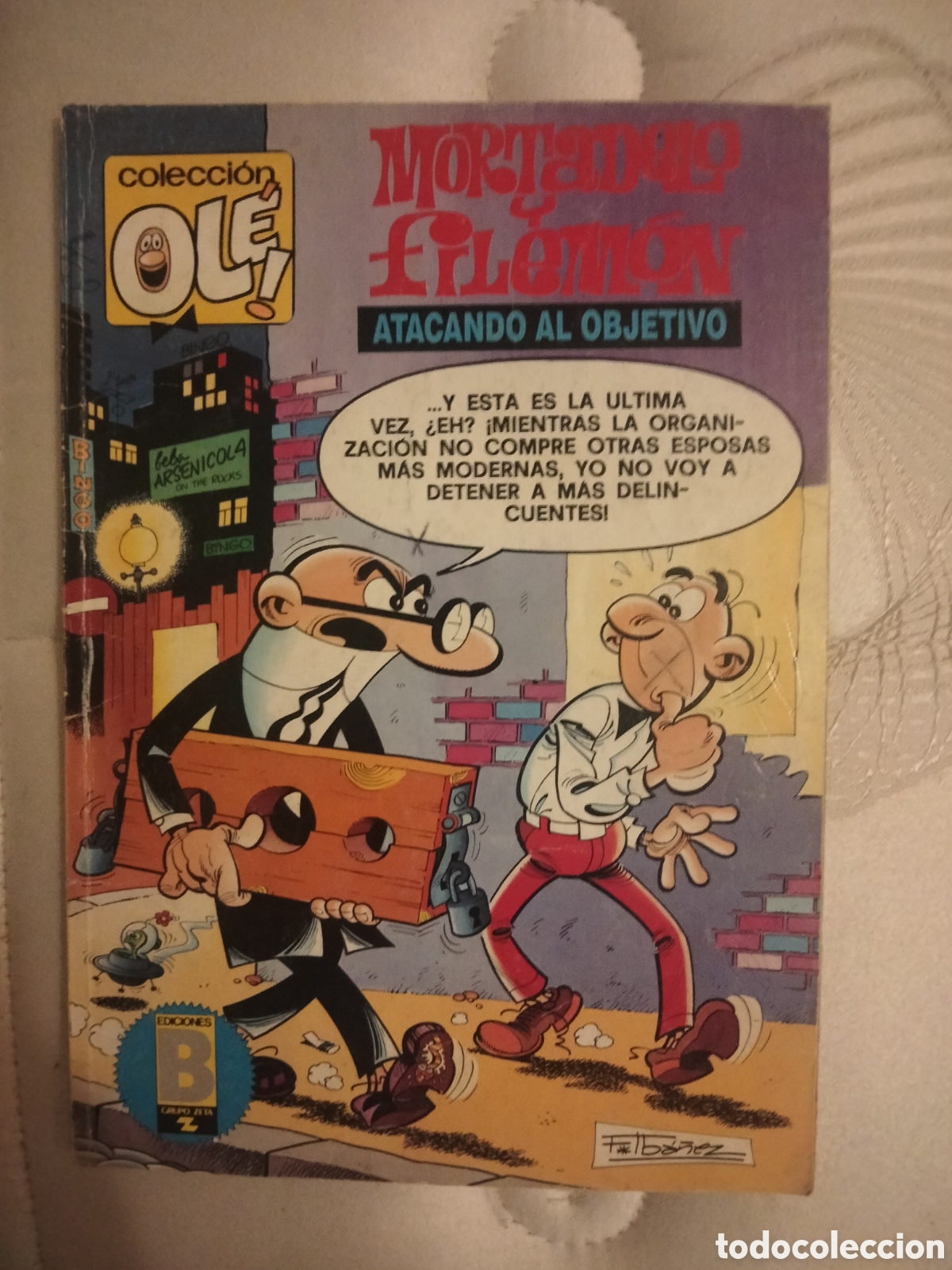 Tebeos: Mortadelo y Filem&oacute;n atacando al objetivo - Foto 1