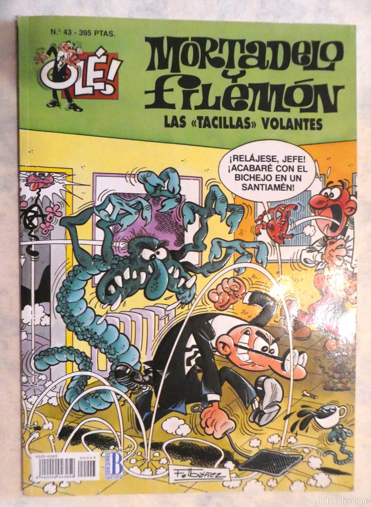 Tebeos: Mortadelo y Filem&oacute;n Las tacillas volantes N&ordm; 43 , 2&ordf; edici&oacute;n 1996