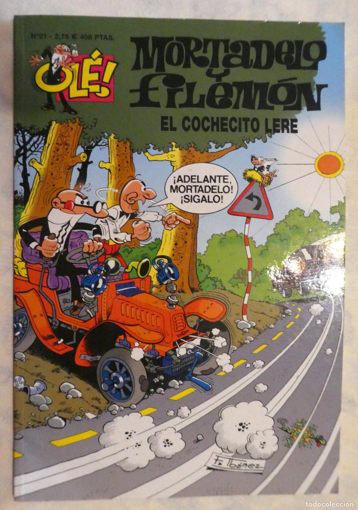 Tebeos: Mortadelo y Filem&oacute;n EL COCHECITO LERE N&ordm; 21 , 2&ordf; edici&oacute;n 1998