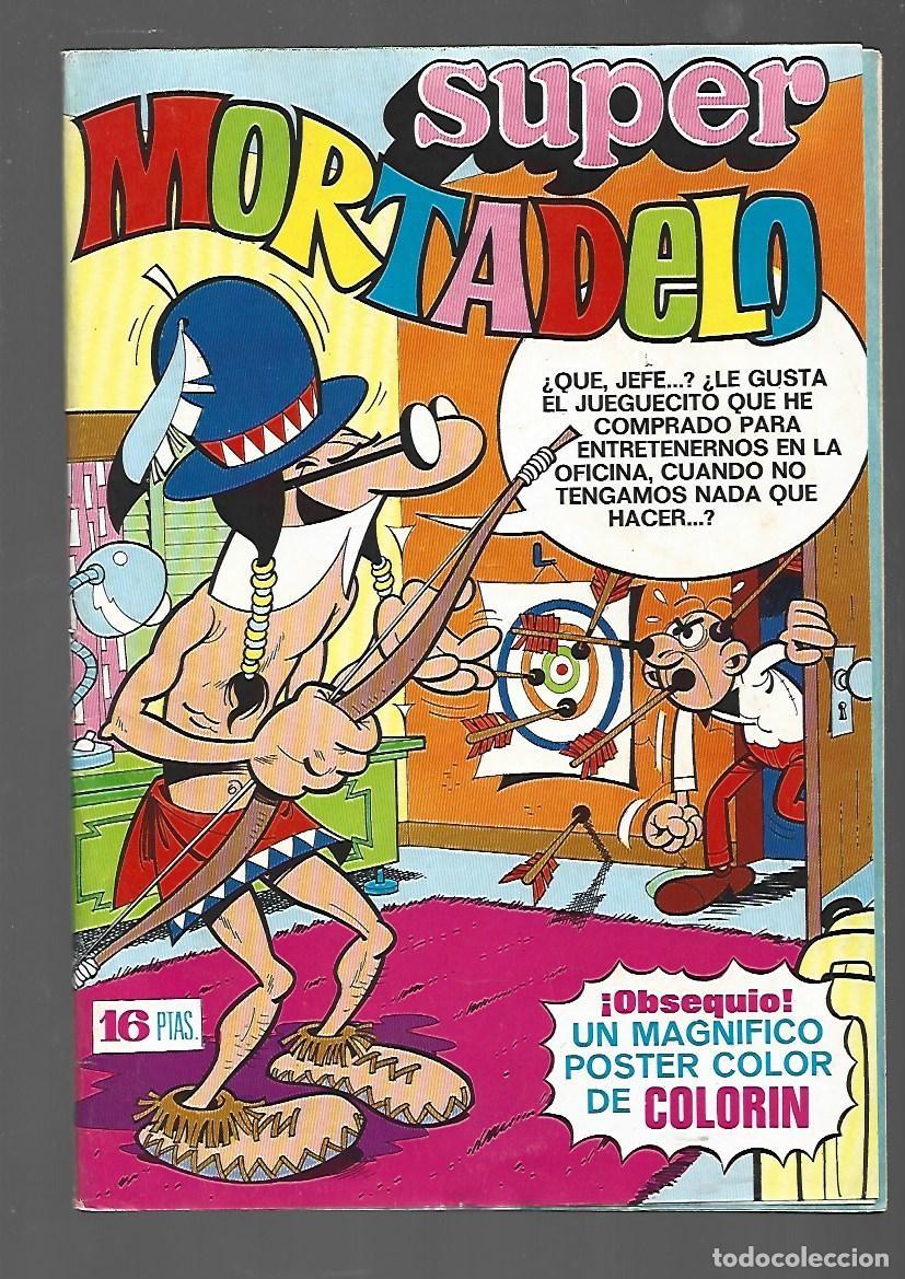 Tebeos: Super Mortadelo 10, 1972, Bruguera, muy buen estado. Con poster