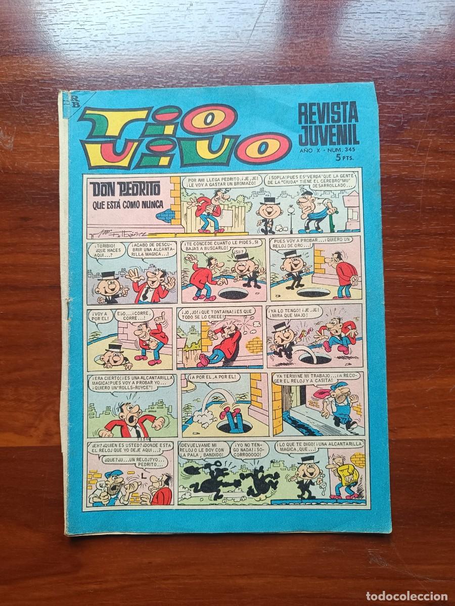 Tebeos: TIO VIVO NUMERO 345 FALTA LA CONTRAPORTADA