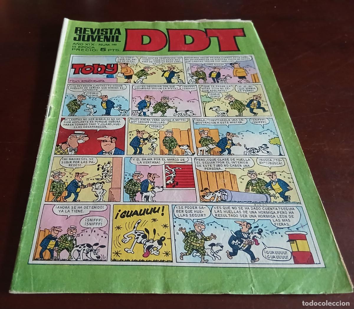 Tebeos: DDT - N&ordm; 140 - REVISTA JUVENIL - BRUGUERA
